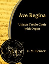Ave Regina Unison choral sheet music cover